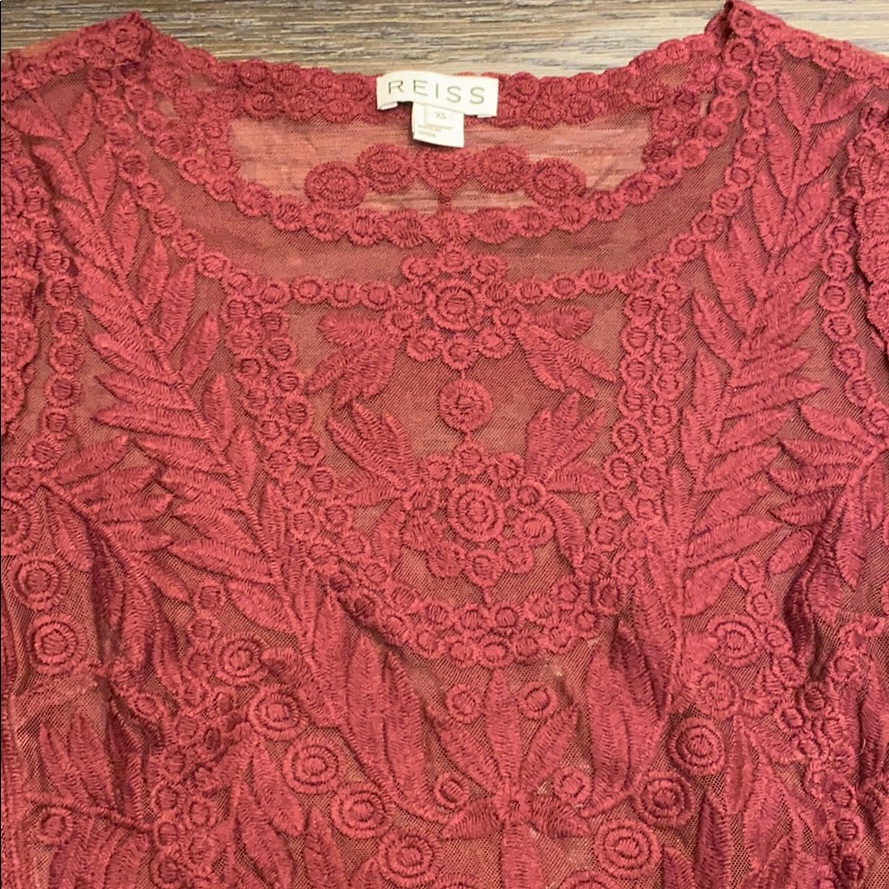 Reiss Alden Lace Top.